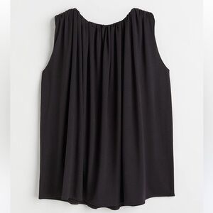 🇪🇸🥑NEW H&M Relaxed-fit sleeveless blouse in airy, softly draped jersey CLEARANCE
